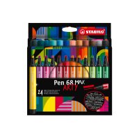 STABILO Fasermaler Pen 68 MAX Arty 768/24-21 ass. 24...