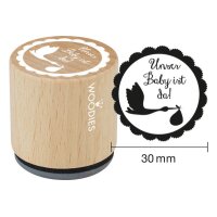 COLOP Woodies Display Baby 151335 25 Stempel, 5 Kissen