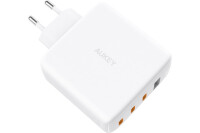 AUKEY OmniaMix II 100W GaN PD PA-B7S  WH 4-Port, Wall Charger White