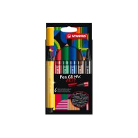STABILO Stylo Fibre 68 MAX Arty 768/06-21 ass. 6 pcs.