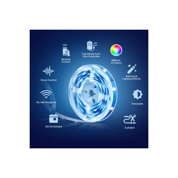 TP-LINK Smart Light Strip 5m Tapo L900-10 Wifi, dimmbar, Mulitcolor
