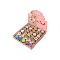 COLOP Woodies Display Hochzeit 151332 25 Stempel, 5 Kissen