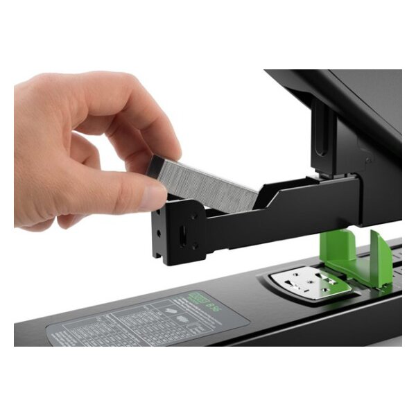NOVUS Blockheftger&auml;t B56 re+new B56 023-0066 schwarz/gr&uuml;n, 200 Blatt