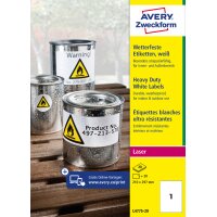 AVERY Zweckform Etiquette, 63,5 x 33,9 mm