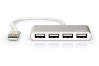 PORT USB Hub 4-ports USB 2.0 900120 Grey White