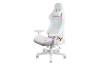 DELTACO RGB LED Gaming Chair White GAM-080-W