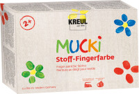 KREUL Gouache aux doigts pour textiles MUCKI, 150 ml