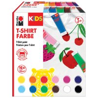 Marabu KiDS T-Shirt Farbe, 36 ml, Tube, 6er Set