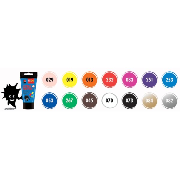 Marabu KiDS Gouache pour enfant Little Artist, 75 ml, rosé