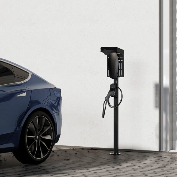 LogiLink Wandhalterung mit Kabelablage f&uuml;r E-Auto-Ladekabel