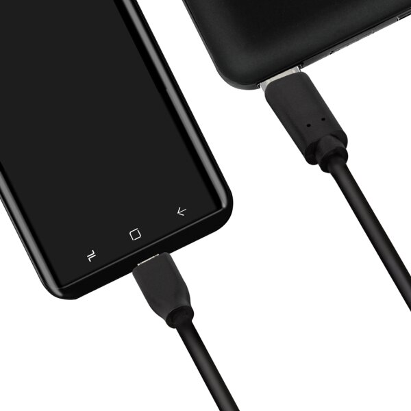 LogiLink USB 2.0 Kabel, USB-C - Micro-USB Stecker, 1,0 m