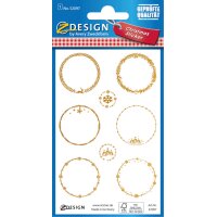 AVERY Zweckform ZDesign Sticker pour cadeau de Noel oval