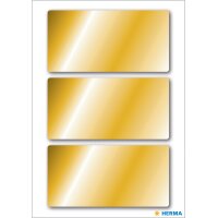 HERMA Weihnachts-Sticker, eckig, 34 x 67 mm, gold