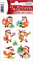 HERMA Weihnachts-Sticker DECOR "Weihnachtsfuchs"