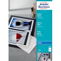 AVERY Zweckform Films pour imprimantes à jet...