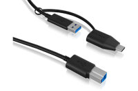 ICY BOX USB-B 3.2 G1 zu USB-A & C IB-CB032 5Gbit s,...