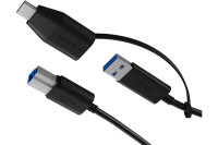 ICY BOX USB-B 3.2 G1 zu USB-A & C IB-CB032 5Gbit/s,...