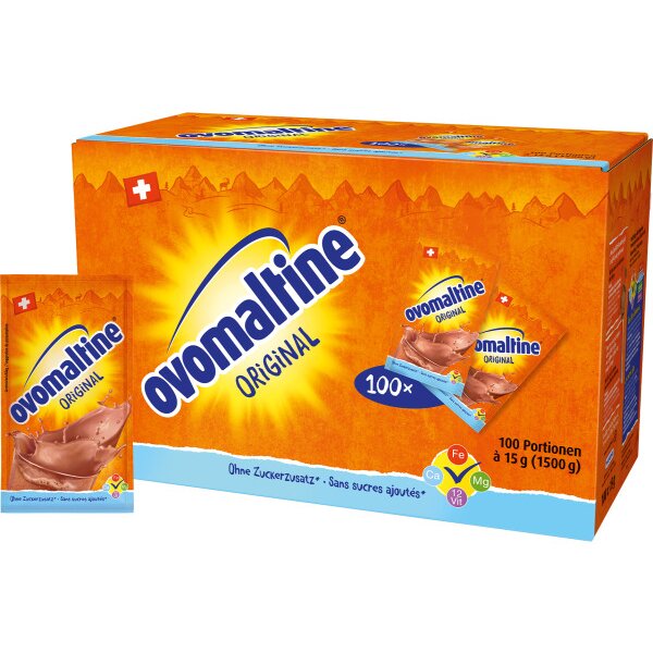 OVOMALTINE Orignal 102185574 15g, 100 Stk.
