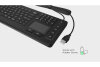 KEYSONIC Industrietastatur, Touchpad KSK-6231 INEL (CH) Light, 2 Tasten,USB, IP68