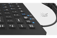 KEYSONIC Industrietastatur, Touchpad KSK-5230 IN (CH) 2 Tasten, USB, IP68