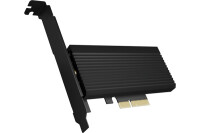 ICY BOX PCIe Karte mit KK, M.2 NVMe IB-PCI208-HS SSD zu...