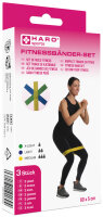 HARO Fitness-Bänder-Set, leicht - medium, 3er-Set