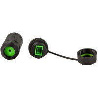 LogiLink Coupleur fibre optique avec bouchon de protection/