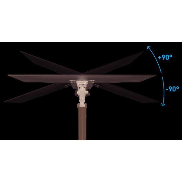 DURABLE Bras SELECT PLUS, pour 1 écran, pince