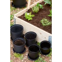 orthex Blumentopf CULTIVATE, Durchmesser: 270 mm, schwarz