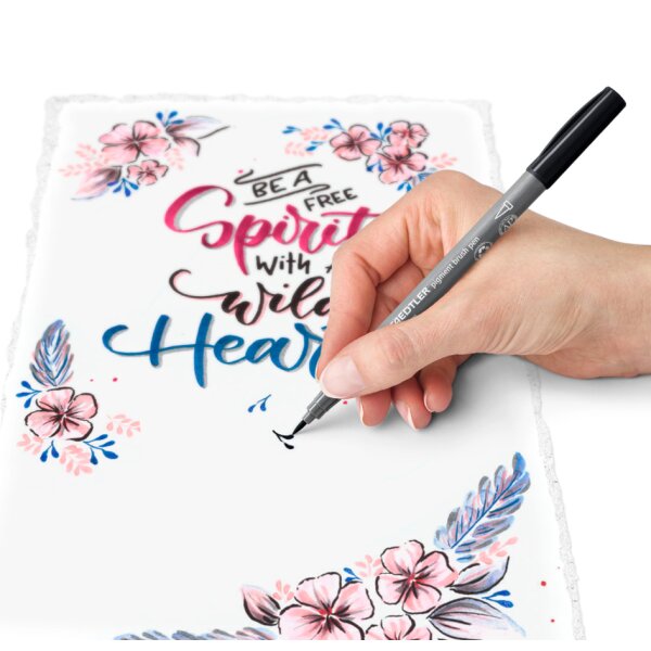 STAEDTLER Kit décriture Brush Lettering, 9 pièces