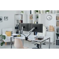 DURABLE Bras SELECT PLUS, pour 2 écrans, pince