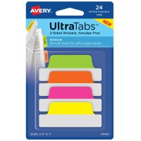 AVERY Zweckform Haftstreifen UltraTabs Neon, 63,5 x 25 mm