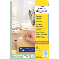 AVERY Zweckform Stick+Lift Sichtreiter-Etiketten, weiss