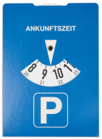 RNK Verlag Parkscheibe mit Ladescheibe, Karton, blau...