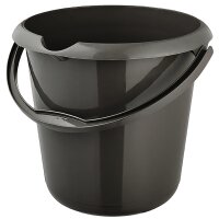 keeeper Seau mika eco, rond, 10 litres, graphite