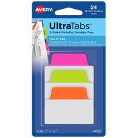AVERY Zweckform Haftstreifen UltraTabs Neon, 50,8 x 38 mm