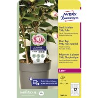 AVERY Zweckform Etiquette à planter, film, 100 x...