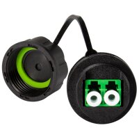 LogiLink Coupleur fibre optique avec bouchon de protection