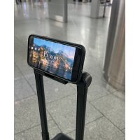 JSA Reisetrolley, 50% recycletes ABS, Grösse S, schwarz