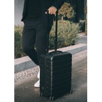 JSA Reisetrolley, 50% recycletes ABS, Grösse S, schwarz