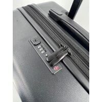 JSA Reisetrolley, 50% recycletes ABS, Grösse S, schwarz