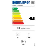 SEVERIN Réfrigérateur sous plan KB 8878, acier inoxydable