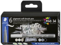 STAEDTLER Feutre pigment soft brush pen Grey Colours