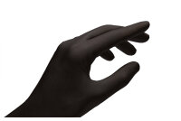 Lifemed Nitril-Handschuh, schwarz, puderfrei, Grösse S