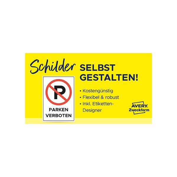 AVERY Zweckform wetterfeste Etiketten, 99,1 x 42,3 mm
