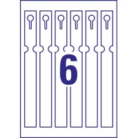 AVERY Zweckform Etiquette à boucle, film, 250 x 25...