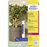 AVERY Zweckform Anhänger-Schlaufe, Folie, 250 x 25 mm, weiss