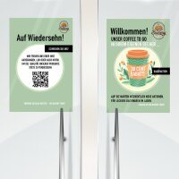 AVERY Zweckform Etiquette daffichage vitrophanie, blanc