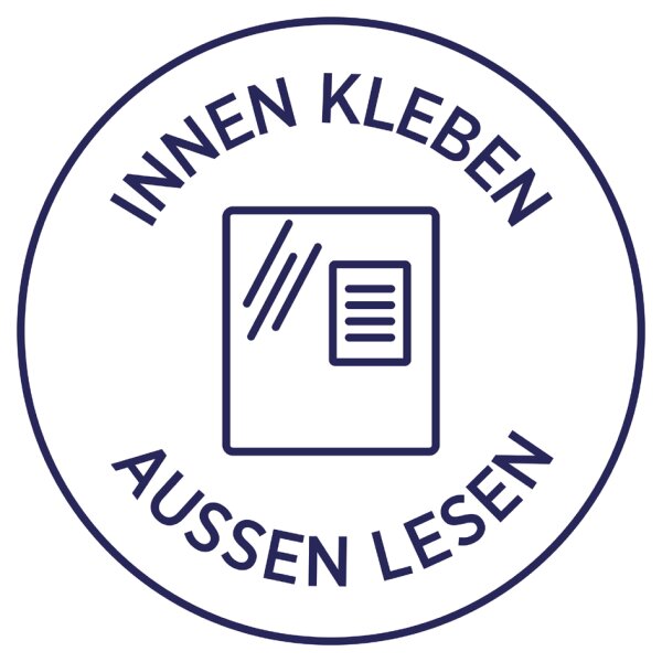 AVERY Zweckform Etiquette daffichage vitrophanie, blanc