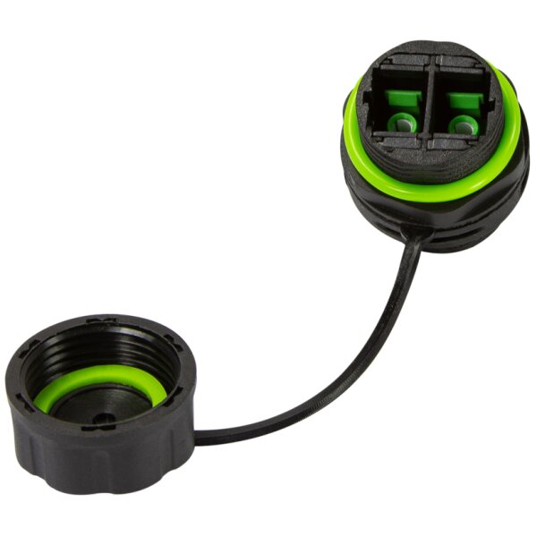 LogiLink Coupleur fibre optique avec bouchon de protection